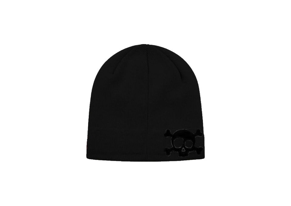 KNIT SKULL CAP BLACK