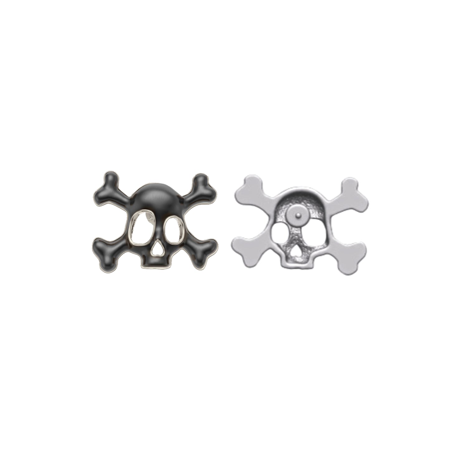 DOME SKULL EARRING