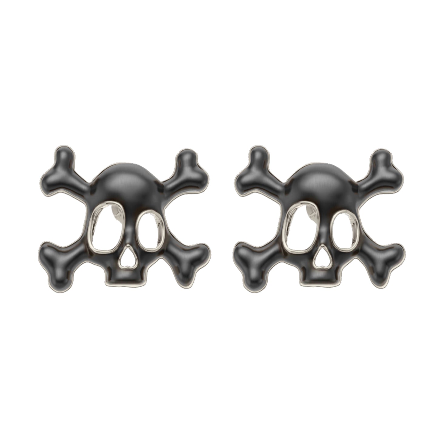 DOME SKULL EARRING